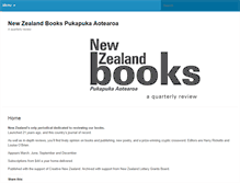 Tablet Screenshot of nzbooks.org.nz